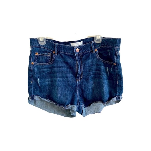 Garage - Ladies - Size 13 - NWOT - Retro High Rise Denim Jean Shorts - Picture 1 of 4